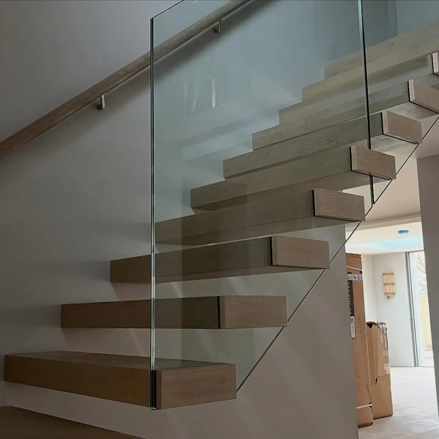 Feature Staircase installed by S-FABS in West Sussex