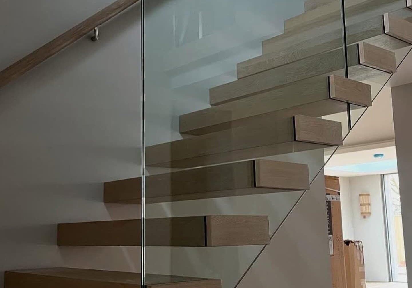 Feature Staircase installed by S-FABS in West Sussex